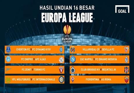 Hasil Undian 16 Besar Liga Europa 2014/15
