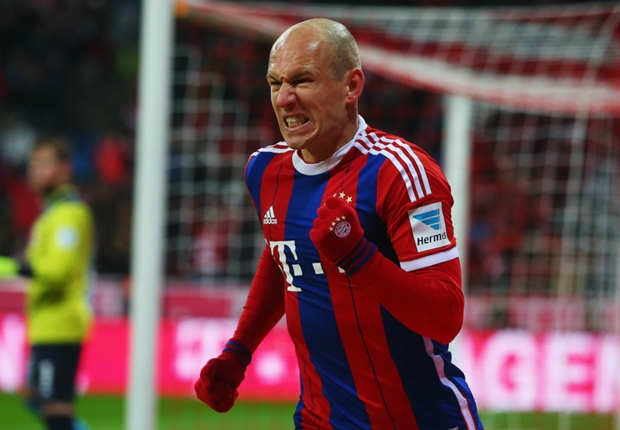 Bayern: Robben’s like an F1 engine