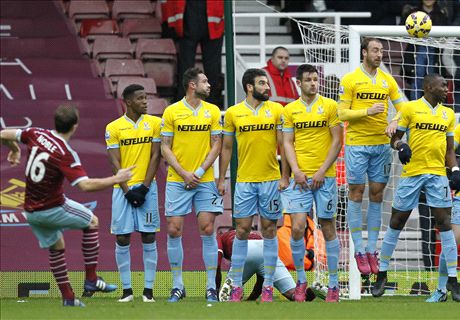 LIVE: West Ham 0-1 Crystal Palace