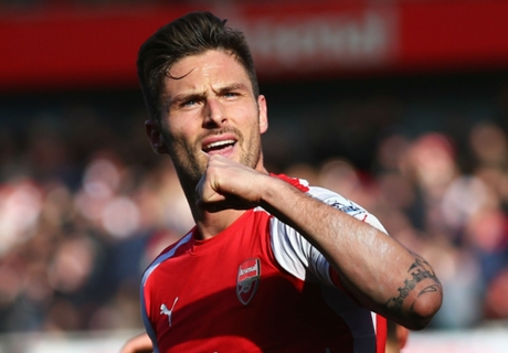 Arsenal 2-0 Everton: Giroud strikes