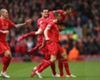 Liverpool Player Celebrates Liverpool Player Celebrates