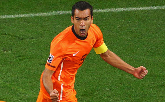 FIFA World Cup 2010 -Uruguay vs Netherlands, Giovanni Van Bronckhorst (Getty Images)