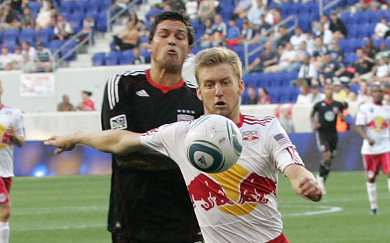 Tim Ream, New York Red Bulls; Santino Quaranta, D.C. United; MLS (Getty)