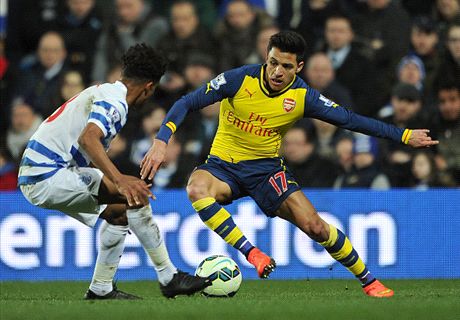 QPR 1-2 Arsenal: Alexis ends drought