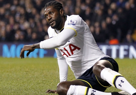 'Adebayor not training with youth team'