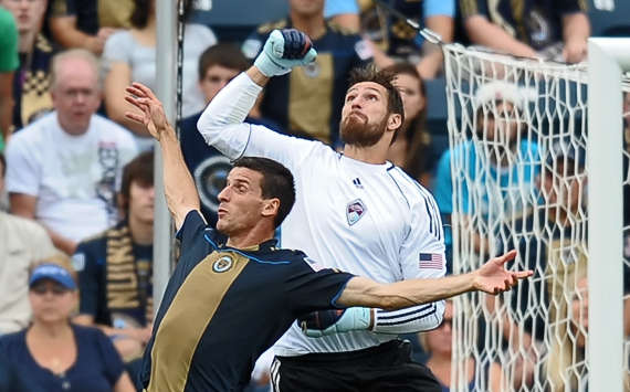 Sebastien Le Toux, Philadelphia Union; Matt Pickens, Colorado Rapids; MLS (Getty Images)