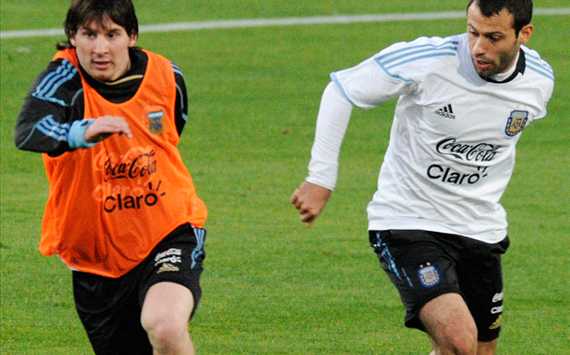 Lione Messi and Javier Mascherano ,Argentina(Getty Images)