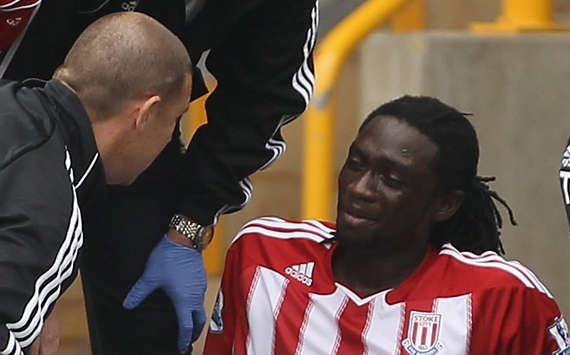 EPL,Kenwyne Jones ,Stoke City vs Wolverhampton Wanderers (Getty Images)