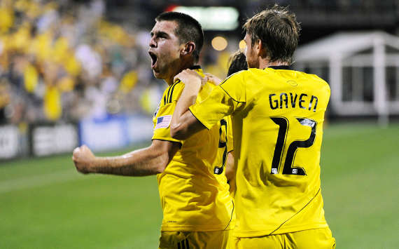 Jason Garey, Eddie Gaven, Columbus Crew, MLS (Getty Images)