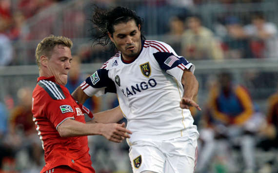 Ty Harden, Toronto FC; Fabian Espindola, Real Salt Lake; MLS (Getty Images)