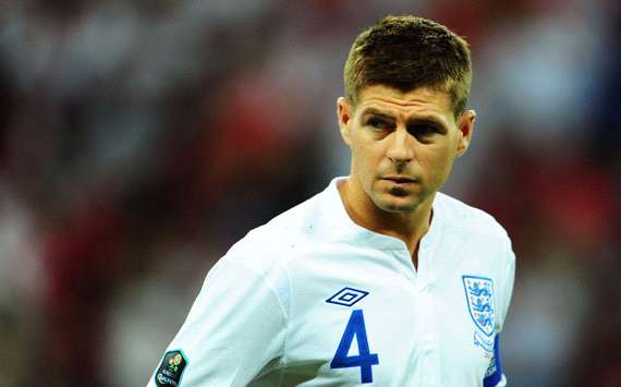 Euro 2012 Qualifiers : Steven Gerrard , England - Bulgaria (Getty Images)
