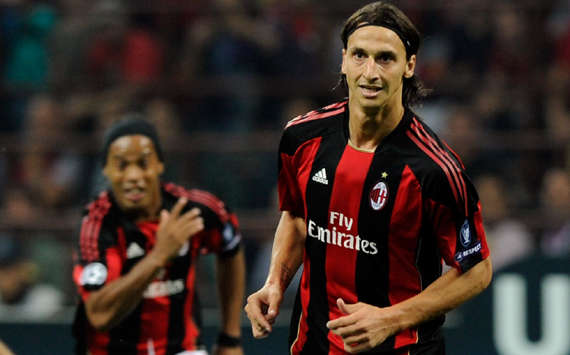 Ibrahimovic & Ronaldinho - Milan (Getty Images)