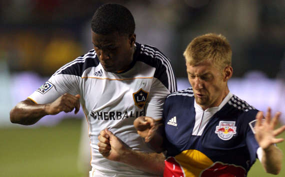 Edson Buddle, Los Angeles Galaxy; Tim Ream, New York Red Bulls; MLS (Getty Images)