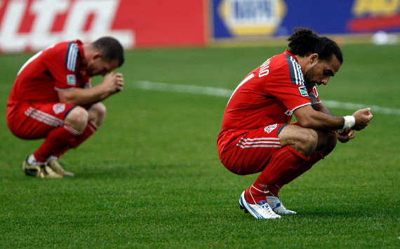 Dwayne De Rosario, Chad Barrett, Toronto FC, MLS (Getty Images)