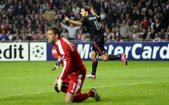 UEFA Champions League: Ibrahimovic scores 1-1, Ajax - AC Milan (PRO SHOTS)