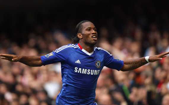 EPL : Didier Drogba, Chelsea- Arsenal (Getty Images)