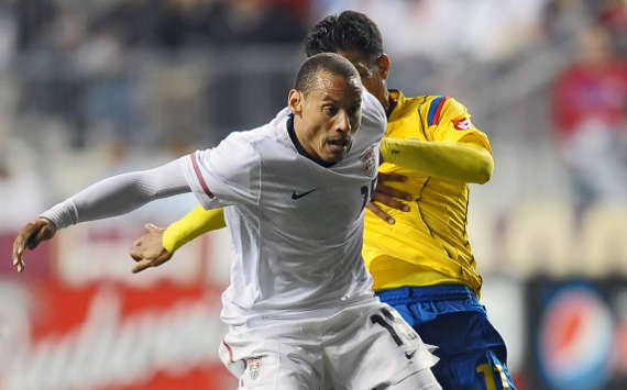 Jermaine Jones, USA; Teofilo Gutierrez, Colombia (Getty Images)
