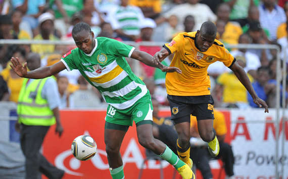 Prince Hlela of Celtic and Tshifiwa Mmbooi of Chiefs (Backpagepix)