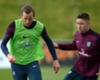 Harry Kane and Gary Cahill in England training