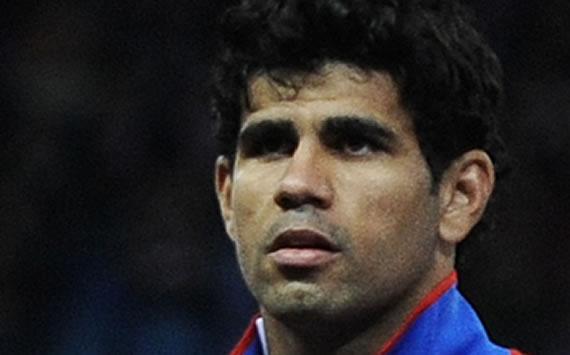 El brasileño Diego Costa, delantero del Atlético de Madrid (Getty Images)