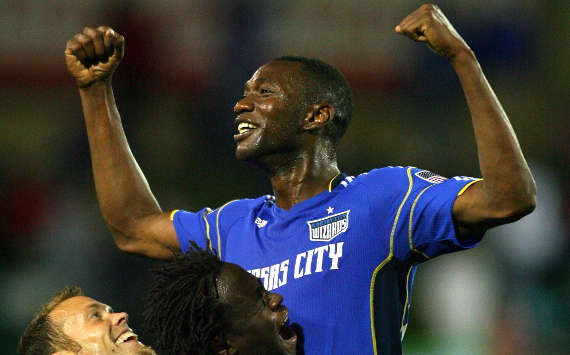 Birahim Diop, Jack Jewsbury, Kei Kamara, Kansas City Wizards, MLS (Getty Images)