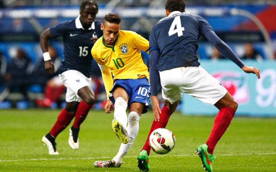 Neymar France Brazil 260315