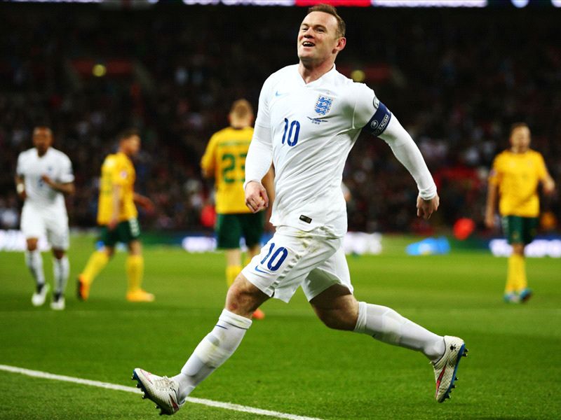 Wayne Rooney Euro 2016 qualifying England v Lithuania 270315
