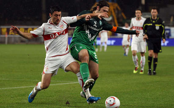 Bundesliga: VfB Stuttgart - Werder Bremen, Frings, Marica (Getty Images)