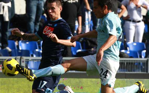 Ledesma-Hamsik - Lazio-Napoli - Serie A (Getty Images)