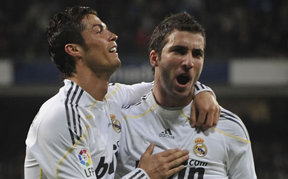 Cristiano Ronaldo, Gonzalo Higuain, Real Madrid (Getty Images)