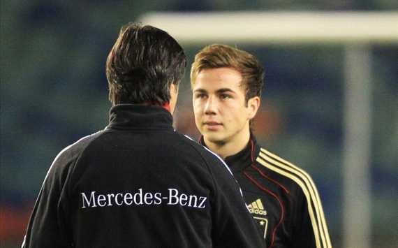 Germany: Mario Goetze, Jogi Loew (Getty)