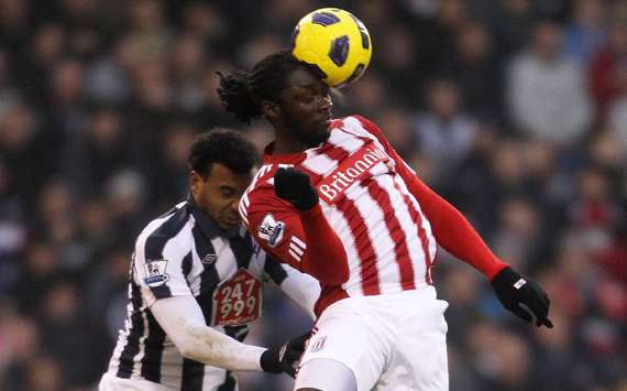 EPL ; Kenwyne Jones - Giles Barnes , West Bromwich vs Stoke City (Getty Images)