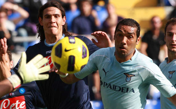 Cavani & Dias - Lazio-Napoli (Getty Images)