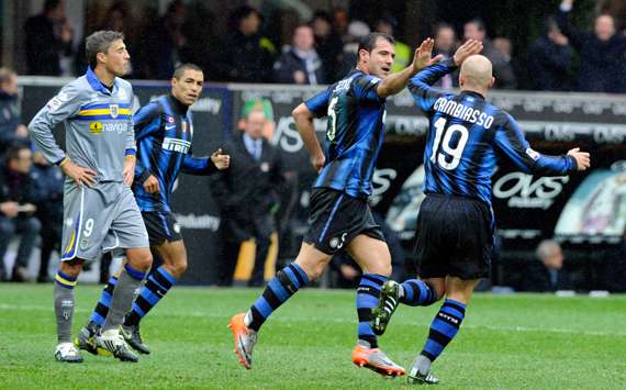 Cambiasso-Stankovic-Crespo - Inter-Parma - Serie A (Getty Images)