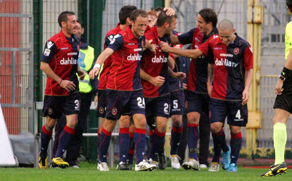Cagliari celebrating - Cagliari-Lecce - Serie A (Getty Images)