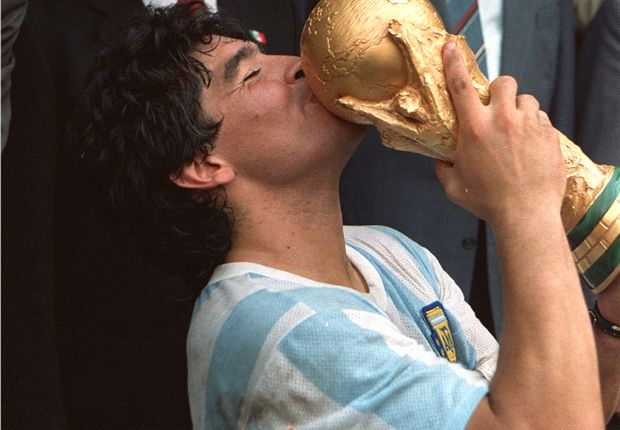 Maradona puts the final touches on World Cup masterpiece