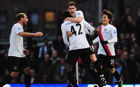 EPL; Kolo Toure - Gareth Barry , West Ham United v Manchester City (Getty Images)
