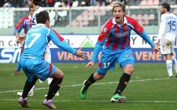 Maxi Lopez - Catania-Brescia - Serie A (Getty Images)