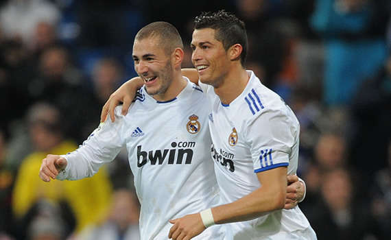 Karim Benzema & Cristiano Ronaldo - Real Madrid (Getty Images)