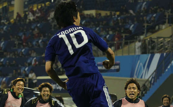 AFC Asian Cup-Japan v Qatar, Shnji Kagawa and Japanese players(Getty Images)