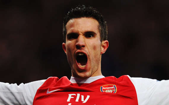 EPL,Robin Van Persie,Arsenal vs Wigan Athletic(Getty Images)