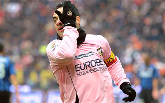 Fabrizio Miccoli - Inter-Palermo - Serie A (Getty Images)