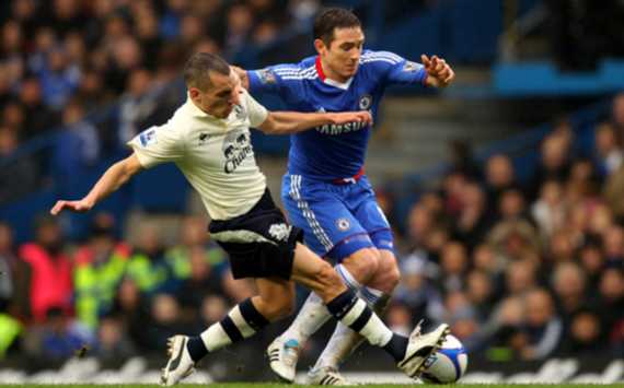 FA Cup : Frank Lampard - Leon Osman, Chelsea v Everton (Getty Images)