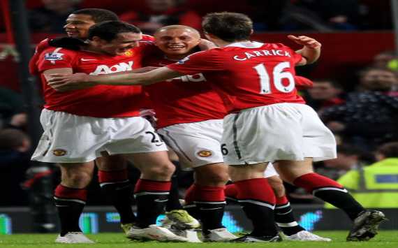 FA Cup, Manchester United and Crawley Town, Wes Brown, John O'Shea and Michael Carrick (Getty Images)