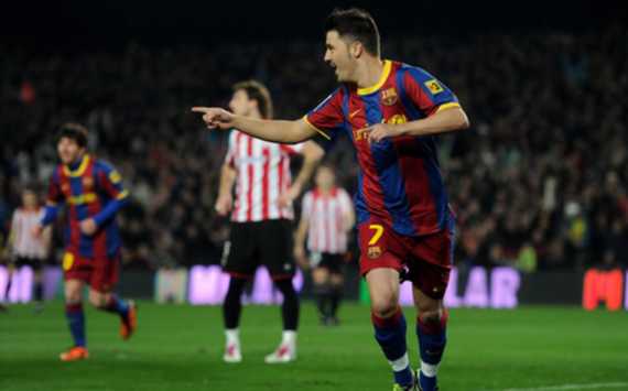 David Villa, Barcelona, Athletic Bilbao (Getty Images)