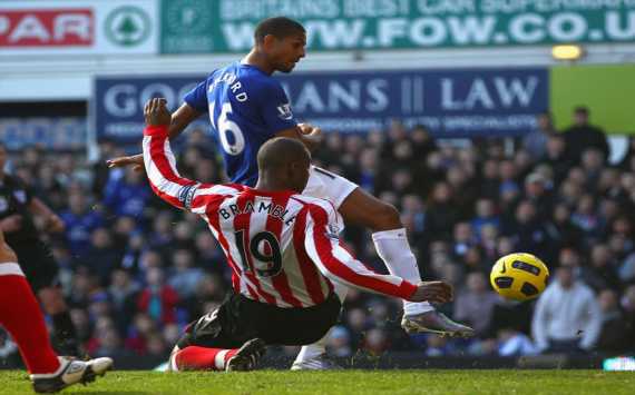 BPL, Everton v Sunderland, Jermaine Beckford