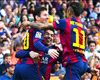 Luis Suarez Lionel Messi Neymar Barcelona Valencia La Liga