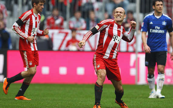 Bundesliga: Bayern Munich - Hamburger SV, Arjen Robben (Getty Images)