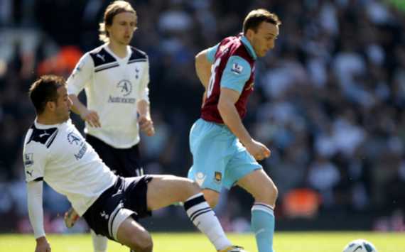 EPL : Rafael van der Vaar - Mark Noble, Tottenham Hotspur v West Ham United