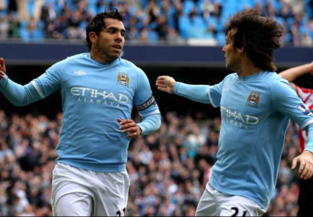 TEAM NEWS: Carlos Tevez wins his fitness race and starts for Manchester City in FA Cup final against Stoke